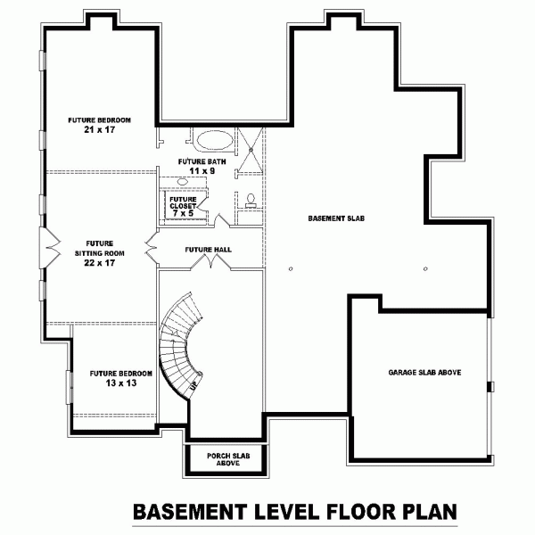 Lower Floor Plan: 6-1278