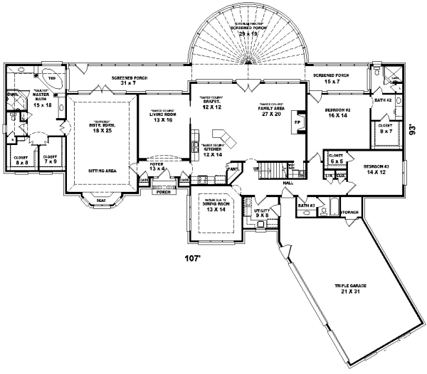 Main Floor Plan: 6-1280