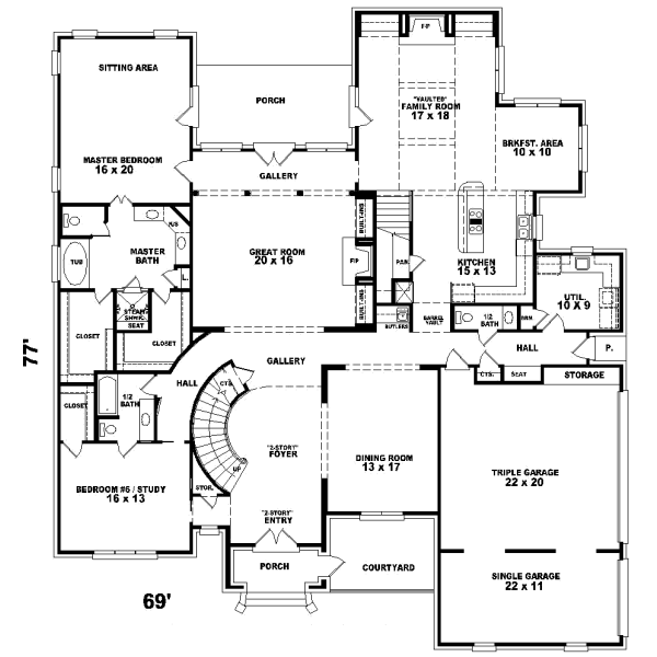 Main Floor Plan: 6-1284