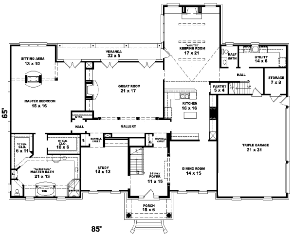 Main Floor Plan: 6-1285