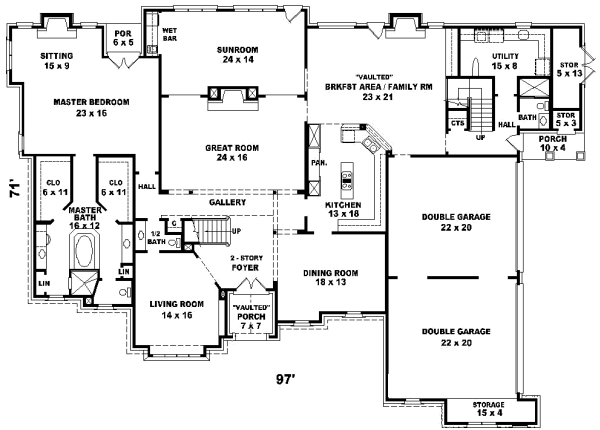 Main Floor Plan: 6-1292
