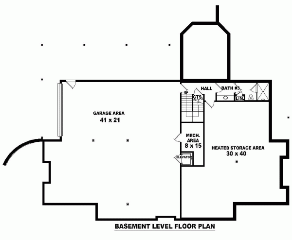 Lower Floor Plan: 6-1296