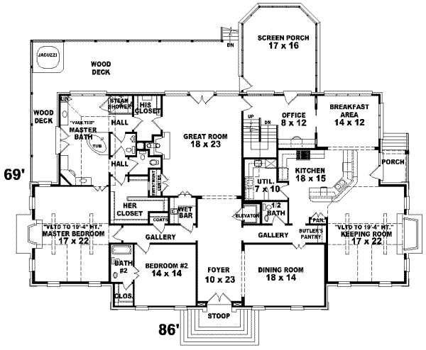 Main Floor Plan: 6-1296