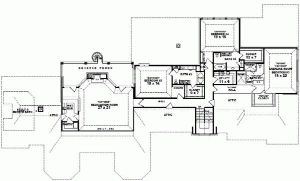 Upper/Second Floor Plan: 6-1299