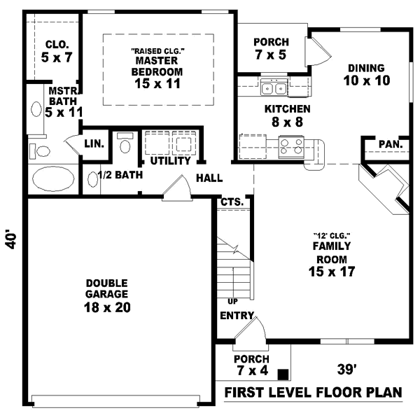 Main Floor Plan: 6-130