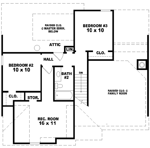 Upper/Second Floor Plan: 6-130