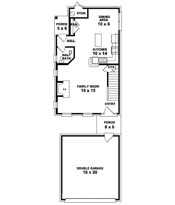 Main Floor Plan: 6-1301