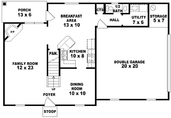 Main Floor Plan: 6-1304