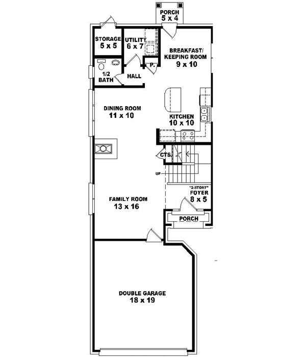 Main Floor Plan: 6-1305
