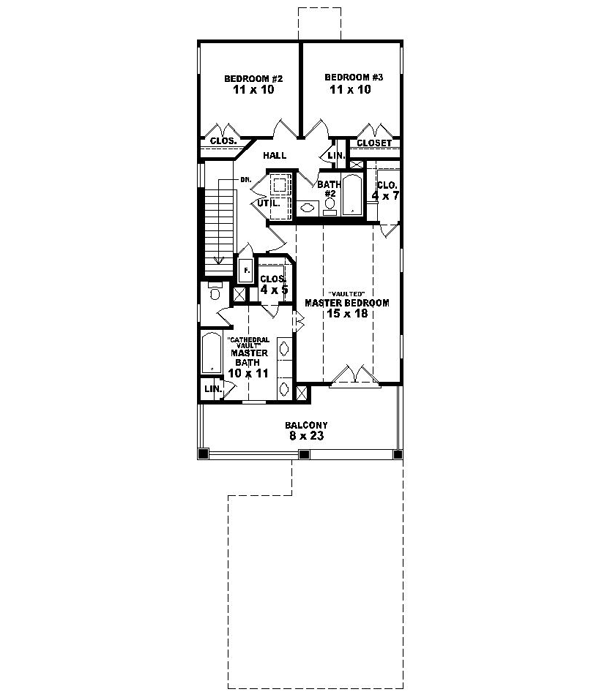 Upper/Second Floor Plan: 6-1306