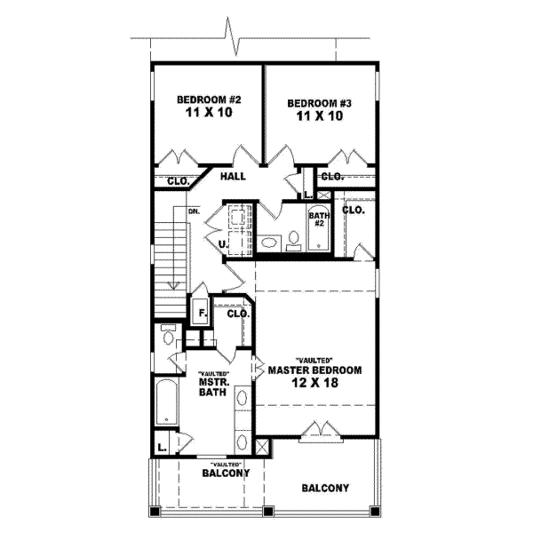 Upper/Second Floor Plan: 6-131