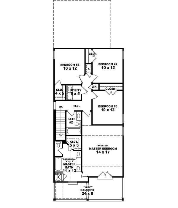 Upper/Second Floor Plan: 6-1310