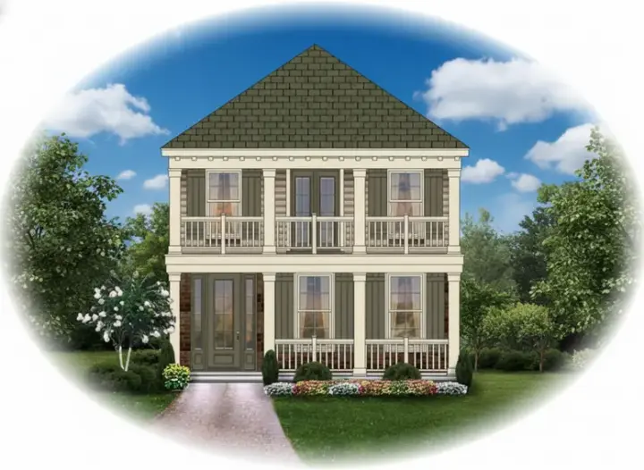 Country house plans 6-1311 - front exterior, 2,074 sq ft, 3 bed, 2 bath house plans | Monster House Plans