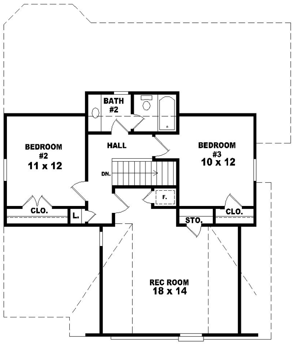 Upper/Second Floor Plan: 6-1315