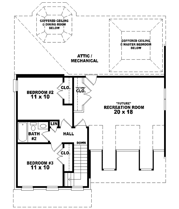 Upper/Second Floor Plan: 6-1316