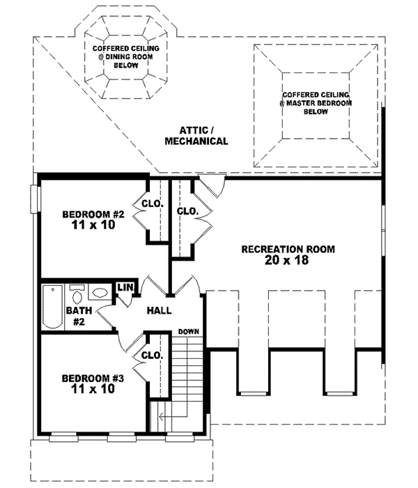 Upper/Second Floor Plan: 6-1317
