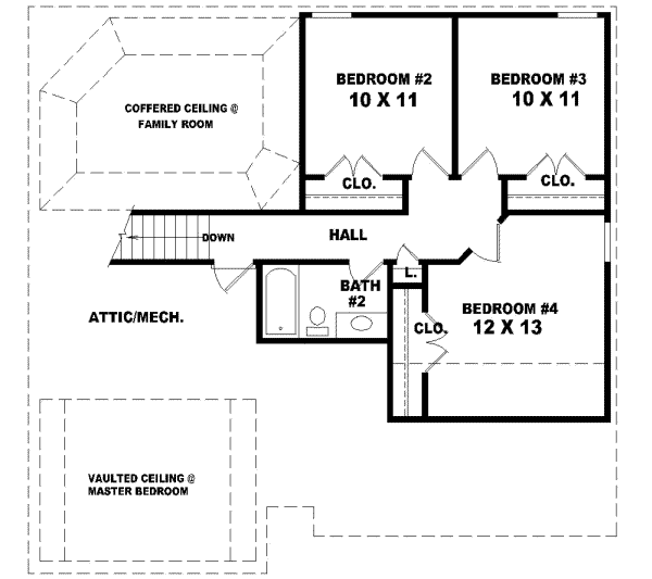 Upper/Second Floor Plan: 6-132
