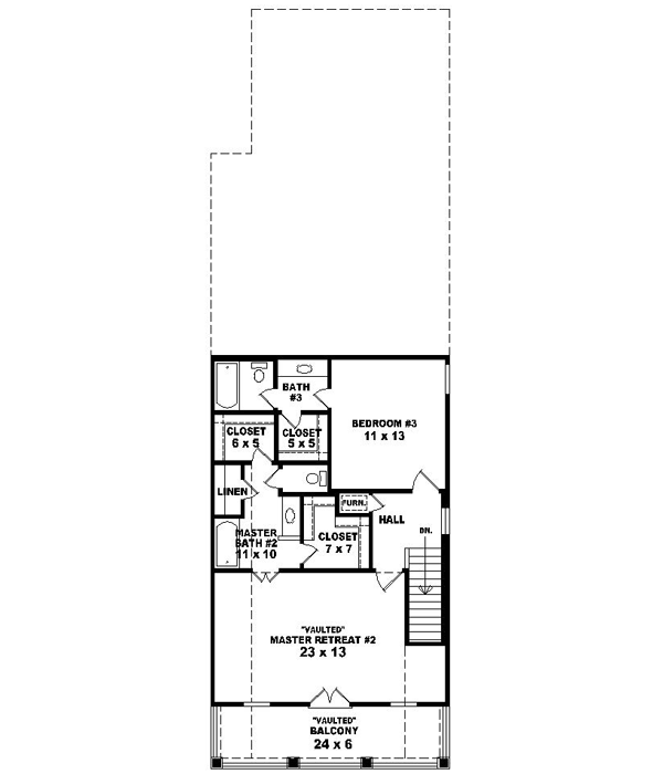 Upper/Second Floor Plan: 6-1320
