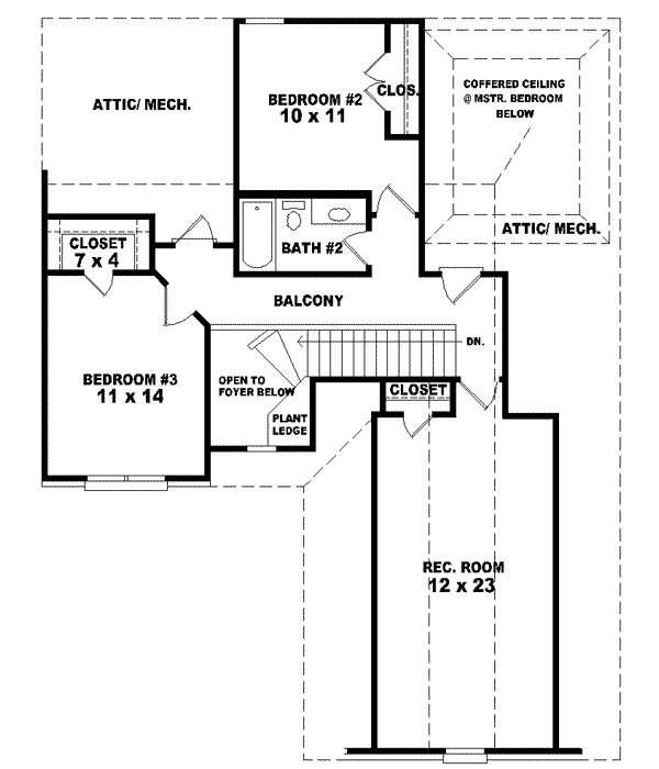 Upper/Second Floor Plan: 6-1328