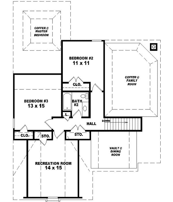 Upper/Second Floor Plan: 6-1333