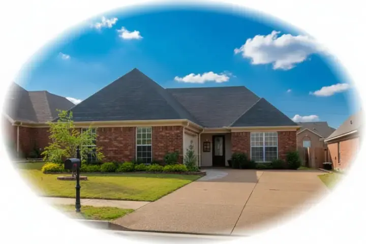 Traditional house plans 6-1334 - front exterior, 1,347 sq ft, 3 bed, 2 bath house plans | Monster House Plans