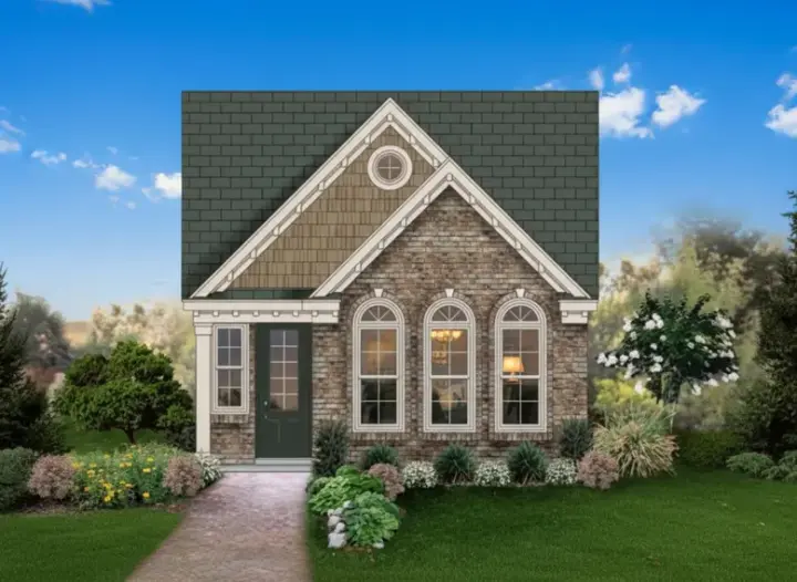 Traditional house plans 6-1337 - front exterior, 1,360 sq ft, 3 bed, 2 bath house plans | Monster House Plans