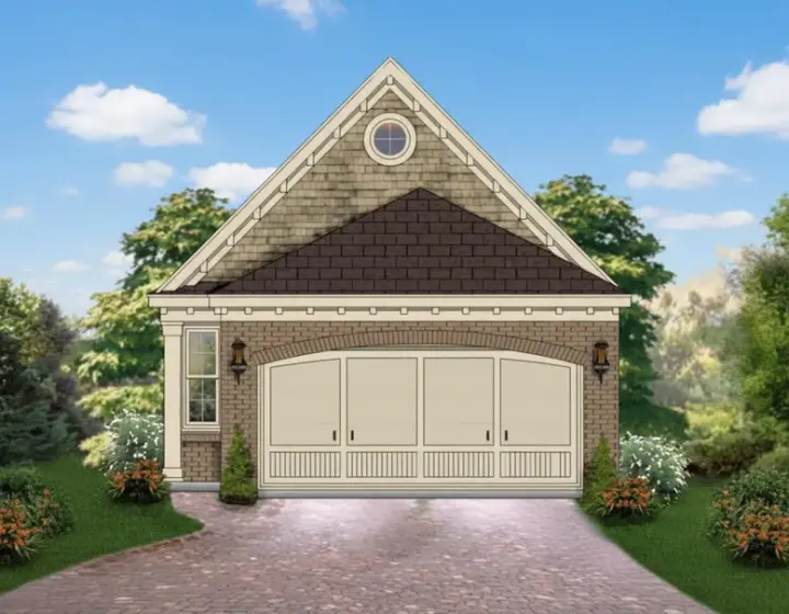 Traditional house plans 6-1339 - front exterior, 1,334 sq ft, 3 bed, 2 bath house plans | Monster House Plans