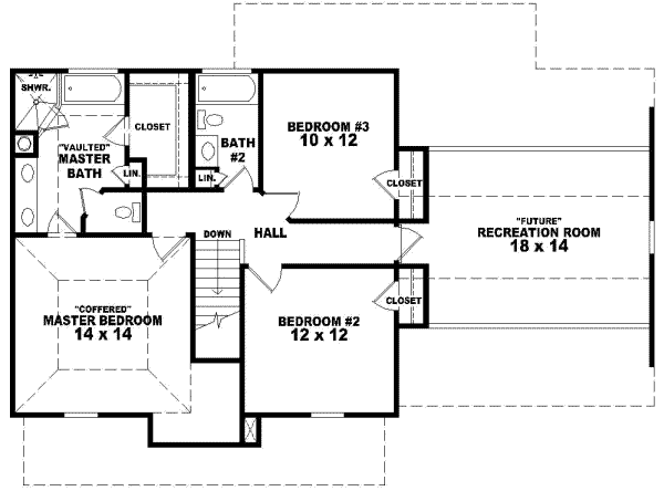 Upper/Second Floor Plan: 6-134