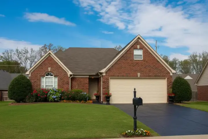 Traditional house plans 6-1342 - front exterior, 1,402 sq ft, 3 bed, 2 bath house plans | Monster House Plans