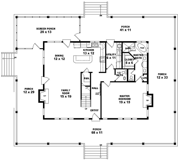 Main Floor Plan: 6-1349