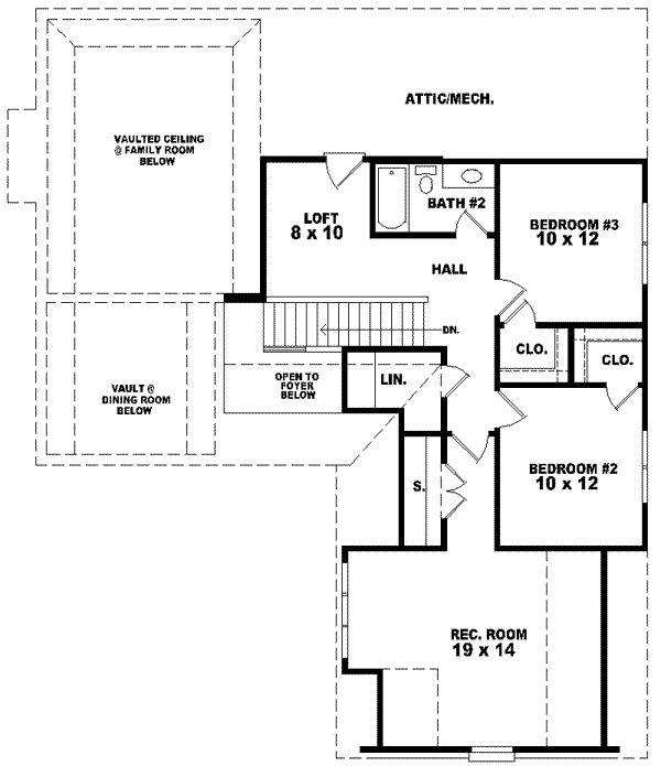 Upper/Second Floor Plan: 6-1359