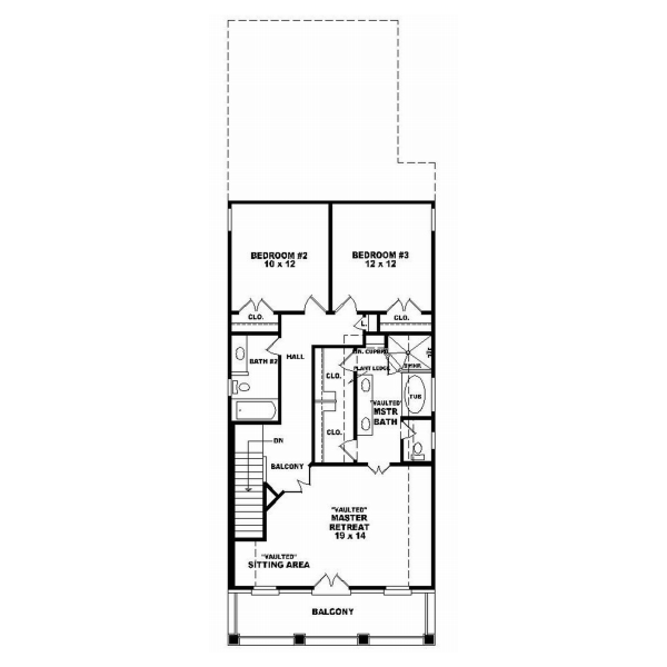 Upper/Second Floor Plan: 6-136