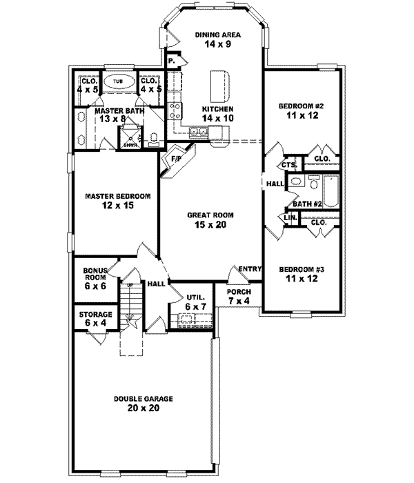 Main Floor Plan: 6-1364