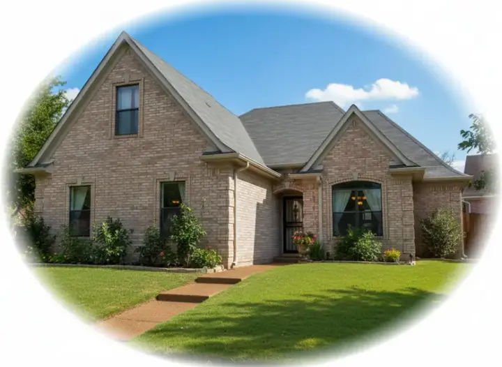 European house plans 6-1370 - front exterior, 1,442 sq ft, 3 bed, 2 bath house plans | Monster House Plans