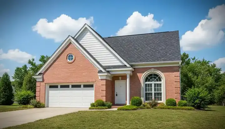 European house plans 6-138 - front exterior, 1,423 sq ft, 3 bed, 2 bath house plans | Monster House Plans