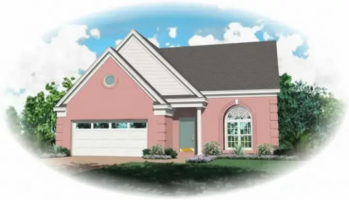 Southern house plans 6-139 - front exterior, 1,816 sq ft, 3 bed, 2 bath house plans | Monster House Plans
