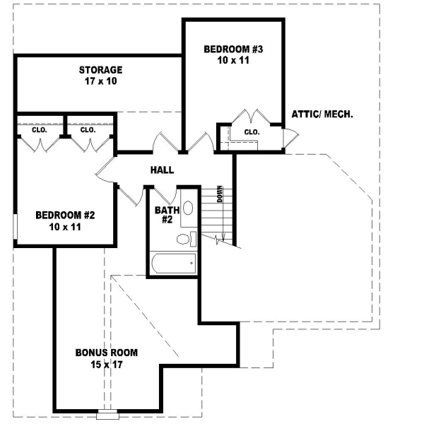 Upper/Second Floor Plan: 6-139