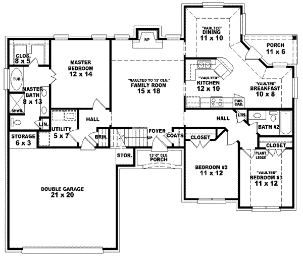 Main Floor Plan: 6-1390