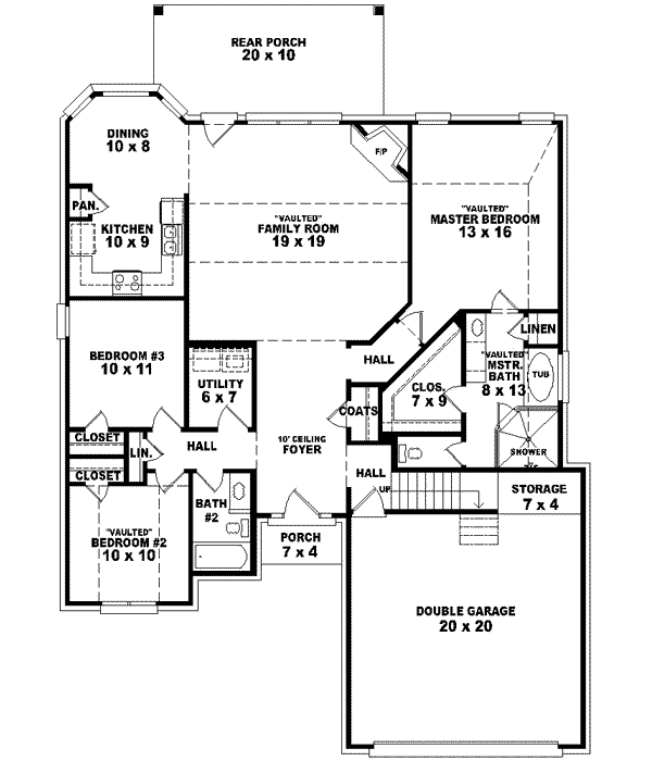 Main Floor Plan: 6-1392