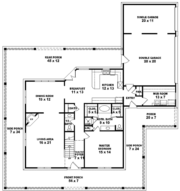 Main Floor Plan: 6-1396