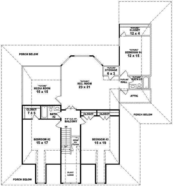Upper/Second Floor Plan: 6-1397
