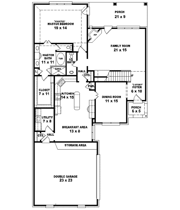 Main Floor Plan: 6-1399