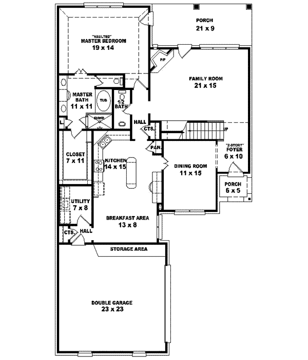 Main Floor Plan: 6-1401