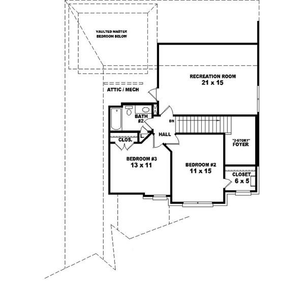 Upper/Second Floor Plan:6-1401