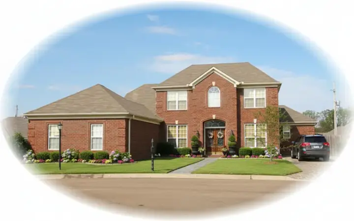 Traditional house plans 6-1414 - front exterior, 2,465 sq ft, 4 bed, 3 bath house plans | Monster House Plans