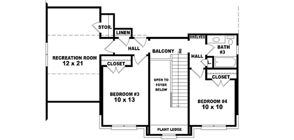 Upper/Second Floor Plan: 6-1414