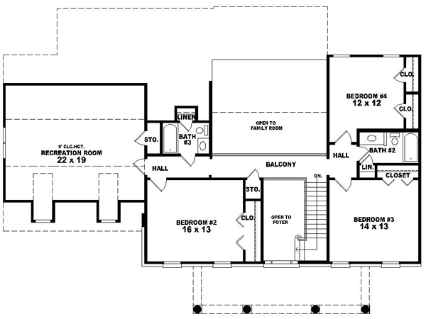 Upper/Second Floor Plan: 6-1425