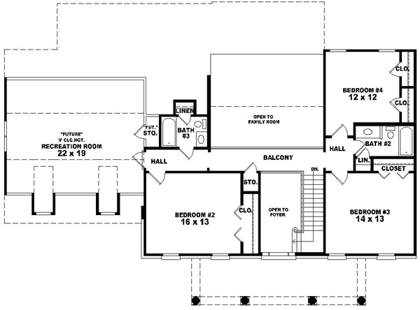 Upper/Second Floor Plan: 6-1426