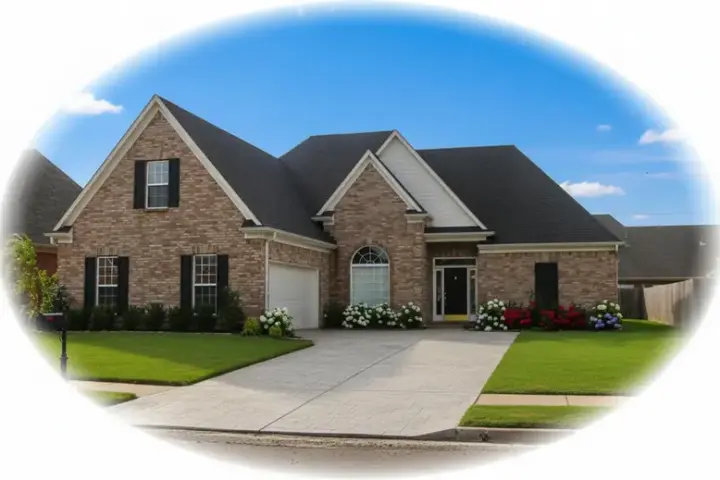 Traditional house plans 6-1434 - front exterior, 2,242 sq ft, 3 bed, 2 bath house plans | Monster House Plans