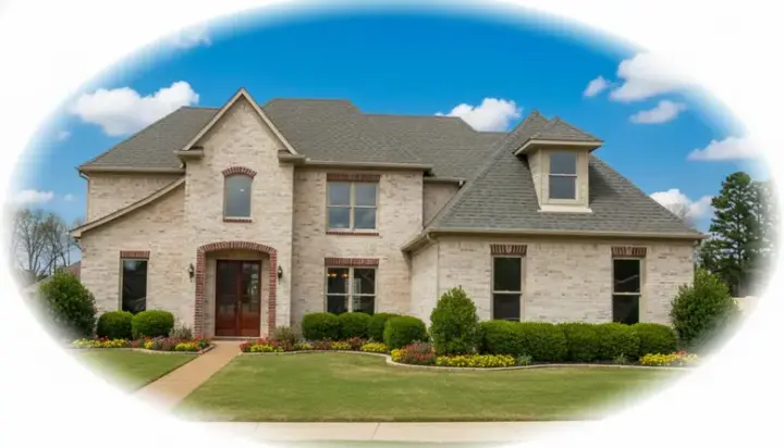 French Country house plans 6-1435 - front exterior, 3,197 sq ft, 4 bed, 3 bath house plans | Monster House Plans